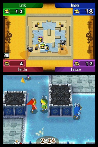 Illustration for article titled Behold, Spirit Tracks Multiplayer Screens